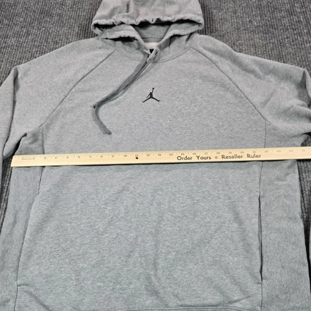 Jordan Hoodie Mens XL Gray Dri-FIT Fleece Pullover‎ Crossover Fleece dq7327-091